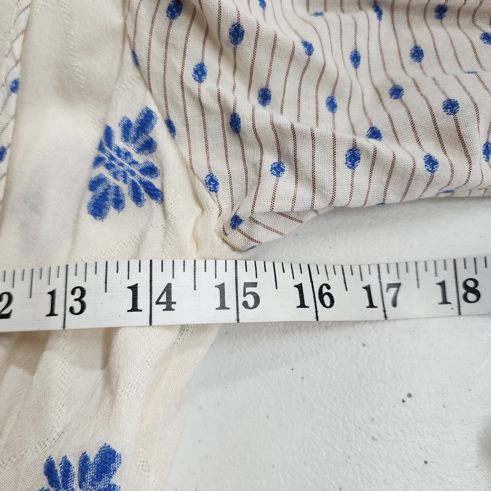 Hunter Bell Clementine Dress Blue Medallion Cream Size Small NWOT - Picture 7 of 8